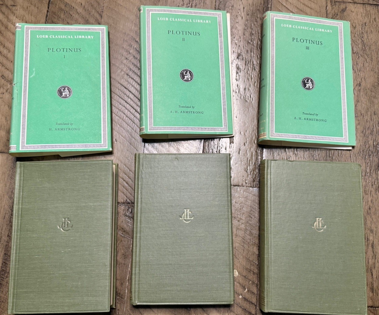 Plotinus Enneads Vol 1, 2, 3 translated by H. Armstrong – Loeb Classical Library