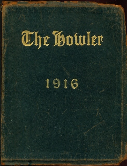 1916 WAKE FOREST UNIVERSITY YEARBOOK, THE HOWLER, WAKE FOREST, NC