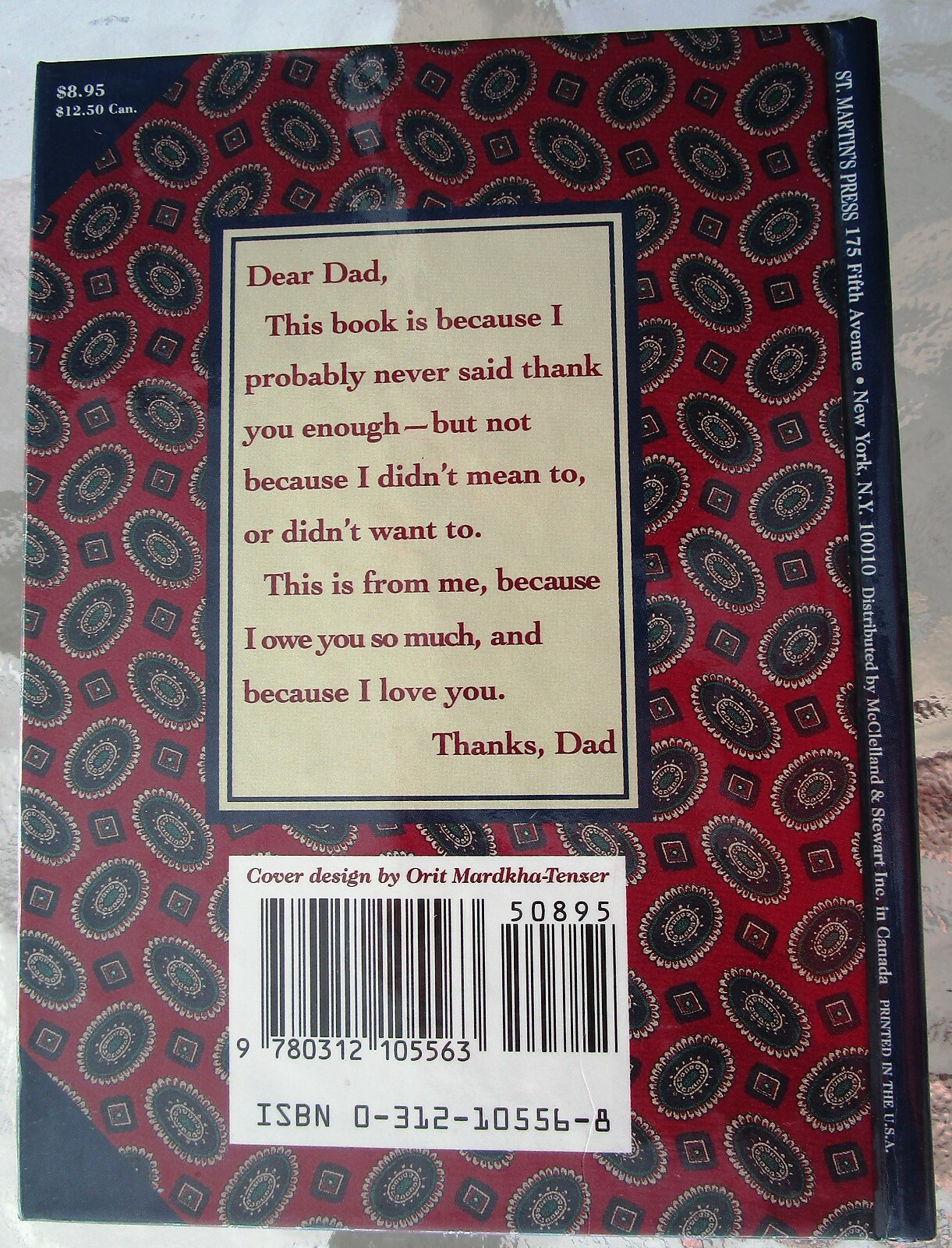 THANKS, DAD BY ALLEN APPEL HC, 1ST ED, 1994