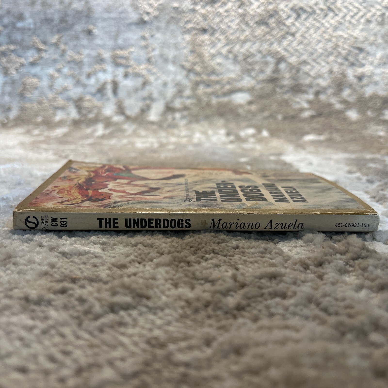 The Underdogs Mexican Revolution Paperback Book by Mariano Azuela Signet 1963