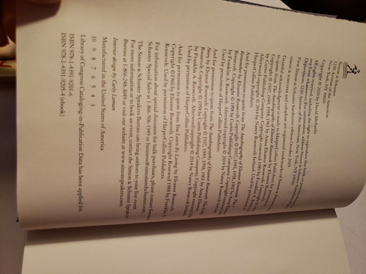 Eleanor Roosevelt by David Michaelis (2020, Hardcover) First Ladies Biography