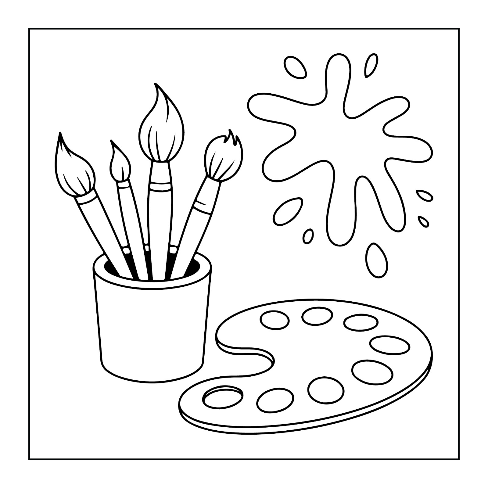 Cozy spaces coloring book
