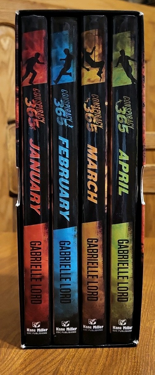 CONSPIRACY 365 in slipcase bks 1-4 HC 2010 1st Am Ed ~ Lord ~ Like New!