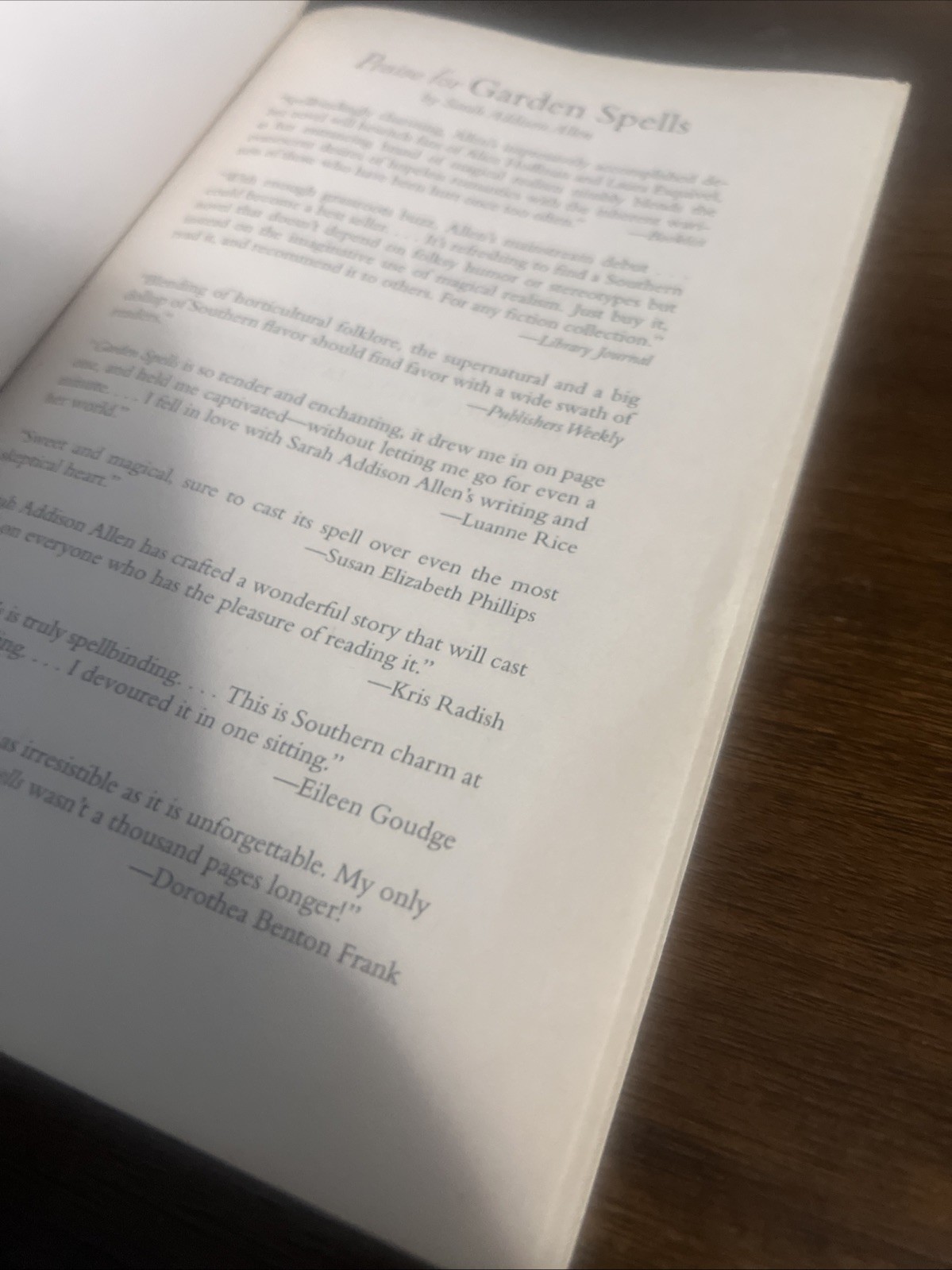 Garden Spells by Allen, Sarah Addison