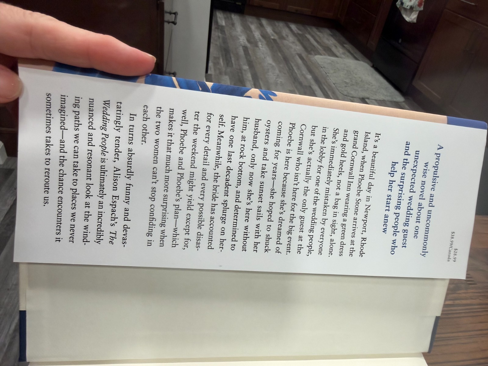 The Wedding People by Alison Espach BOTM Edition Hardcover