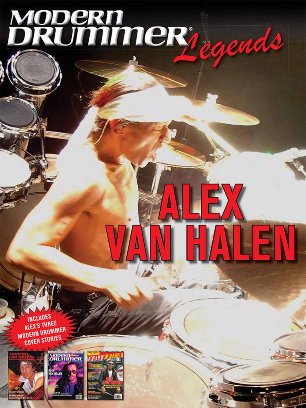 Alex Van Halen ‘Modern Drummer Legends’ Book – New