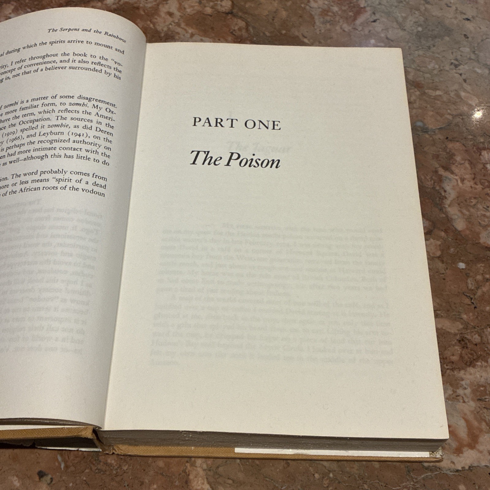 Book The Serpent & The Rainbow Wade Davis Wes Craven Film Movie Horror Books