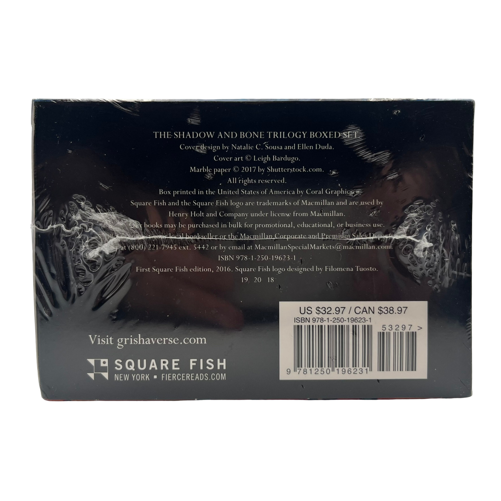 GrishaVerse Shadow and Bone Trilogy Paperback Box Set Leigh Bardugo New Sealed