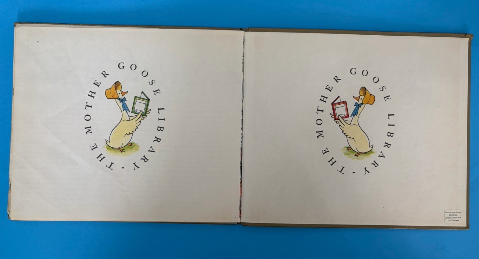 London Bridge Is Falling Down The Mother Goose Library 1975 HC Book