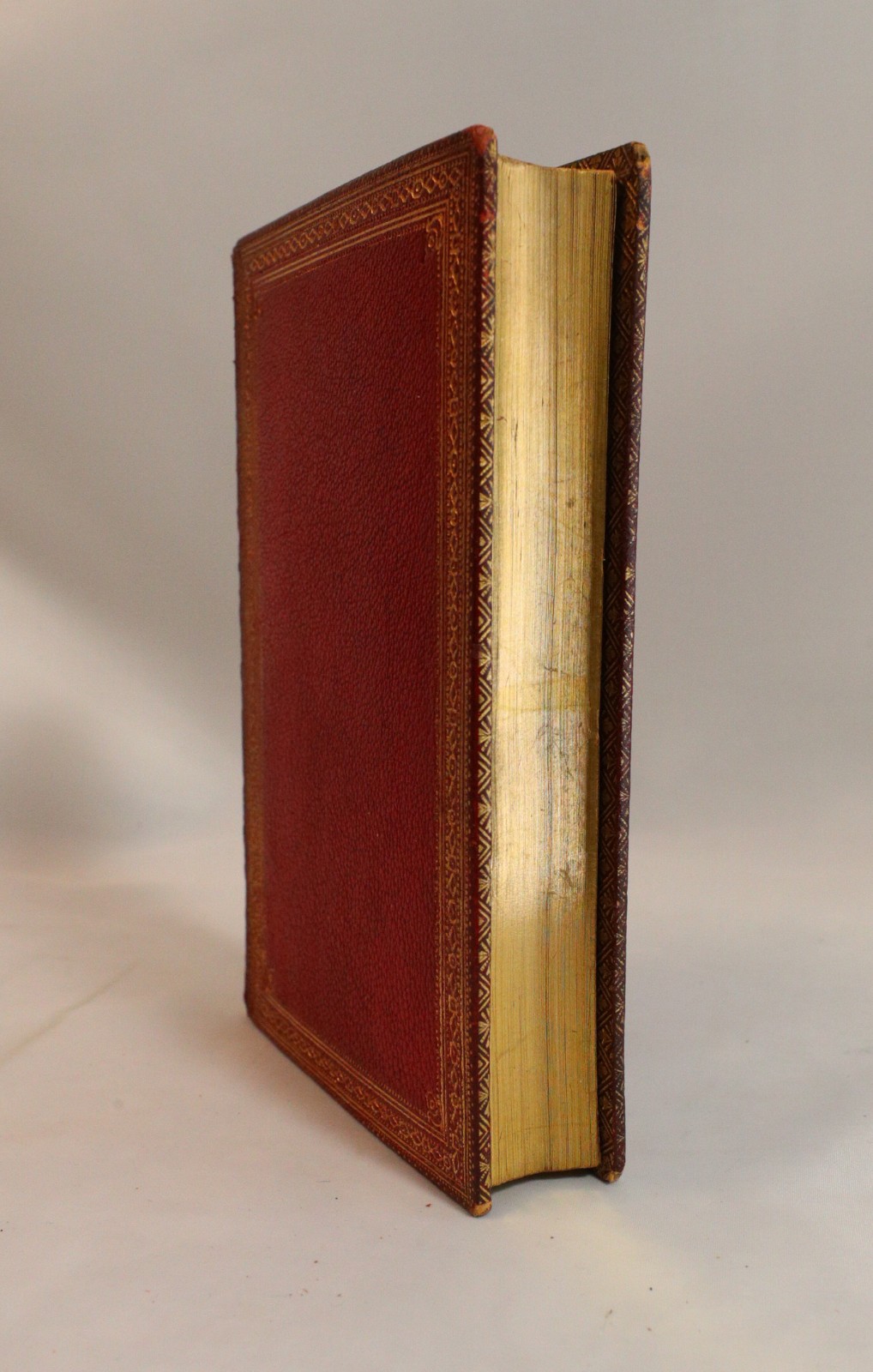 [sh13] Leather Fine Binding 1857, Childe Harolds Pilgrimage by Lord Byron