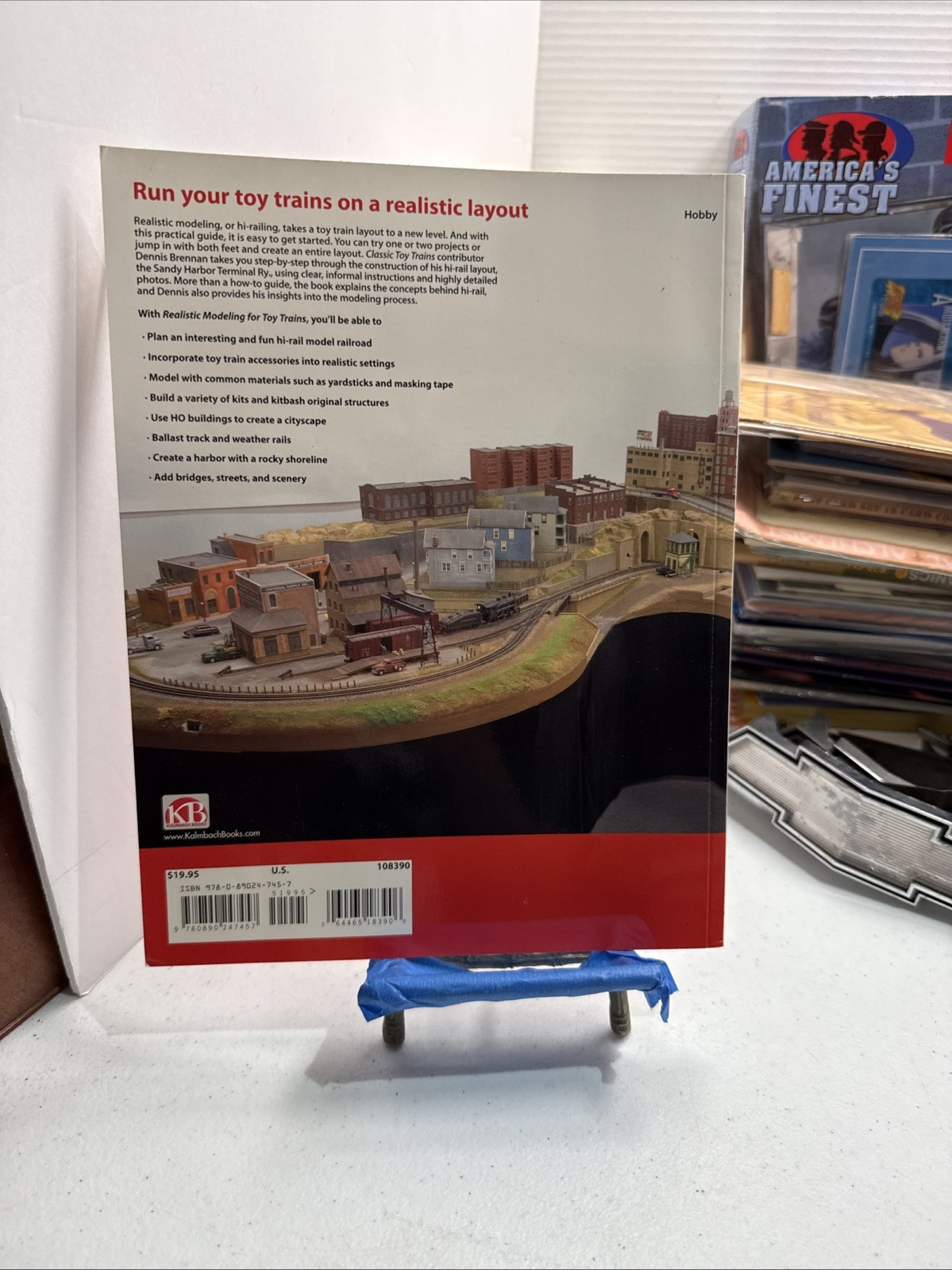 KALMBACH REALISTIC MODELING FOR TOY TRAINS A HI RAIL GUIDE scenery how to 108390