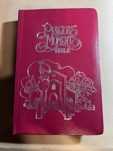 Precious Moments Bible. Rose Leatherflex. CEV, Brand New,