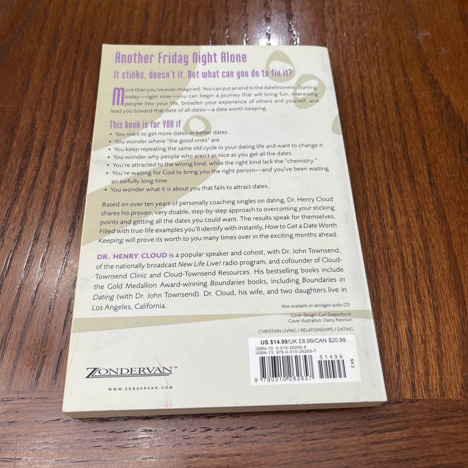SIGNED Henry Cloud How to Get a Date Worth Keeping (Paperback)