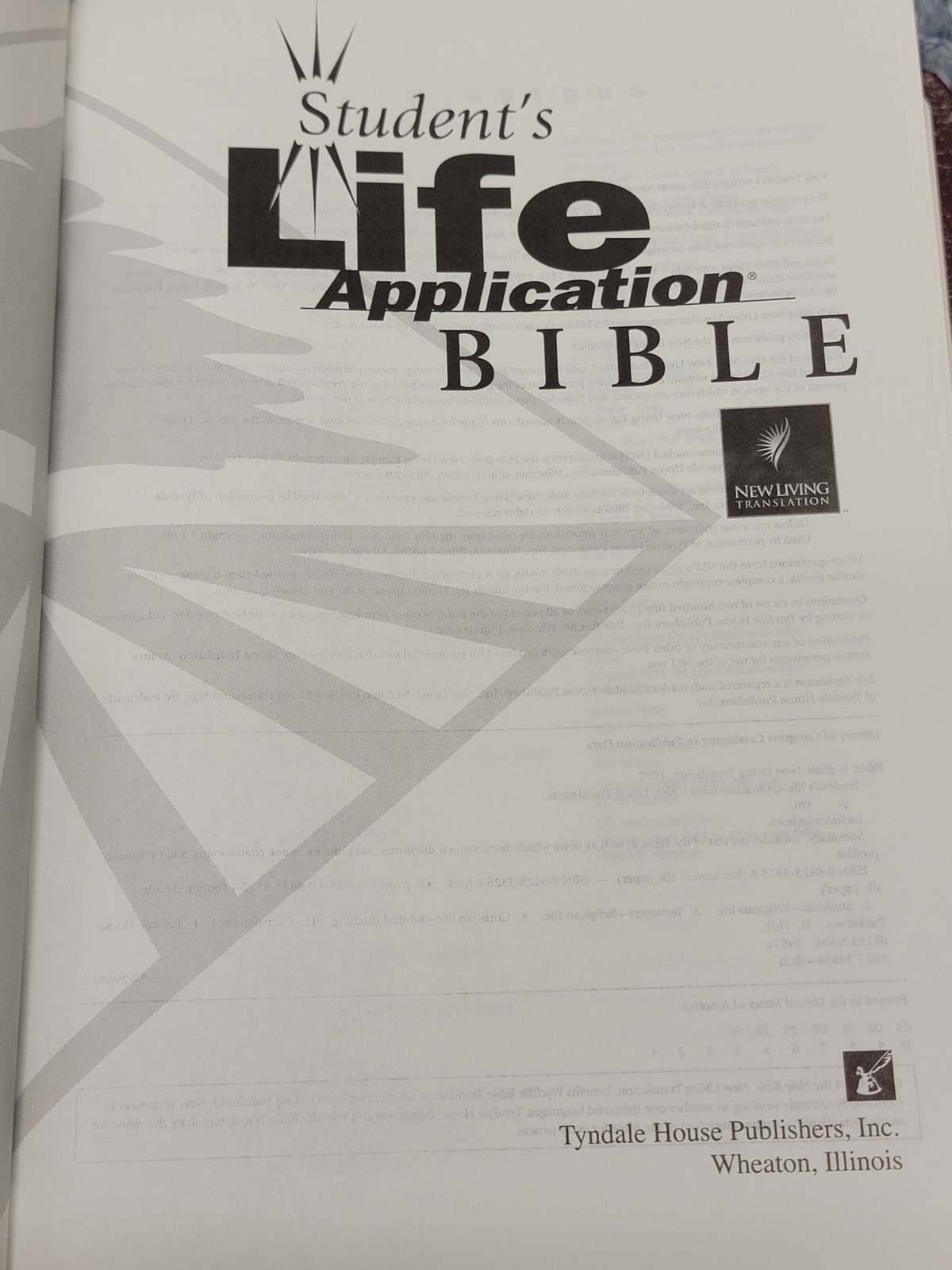 Life Application Study Bible New Living Translation Tyndale Burgundy Book