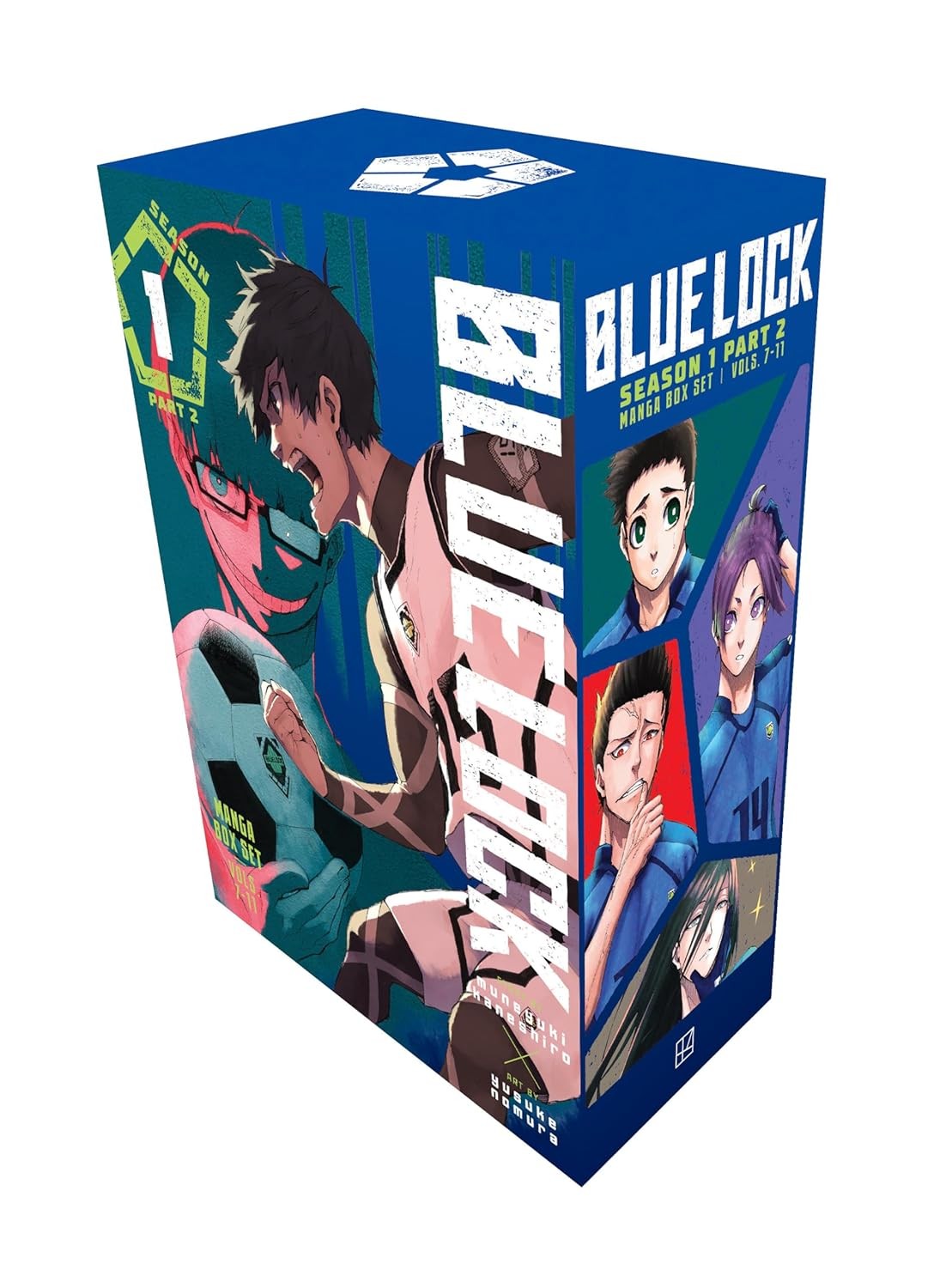 Blue Lock Season 1 Part 2 Manga Box Set Paperback by Muneyuki Kaneshiro