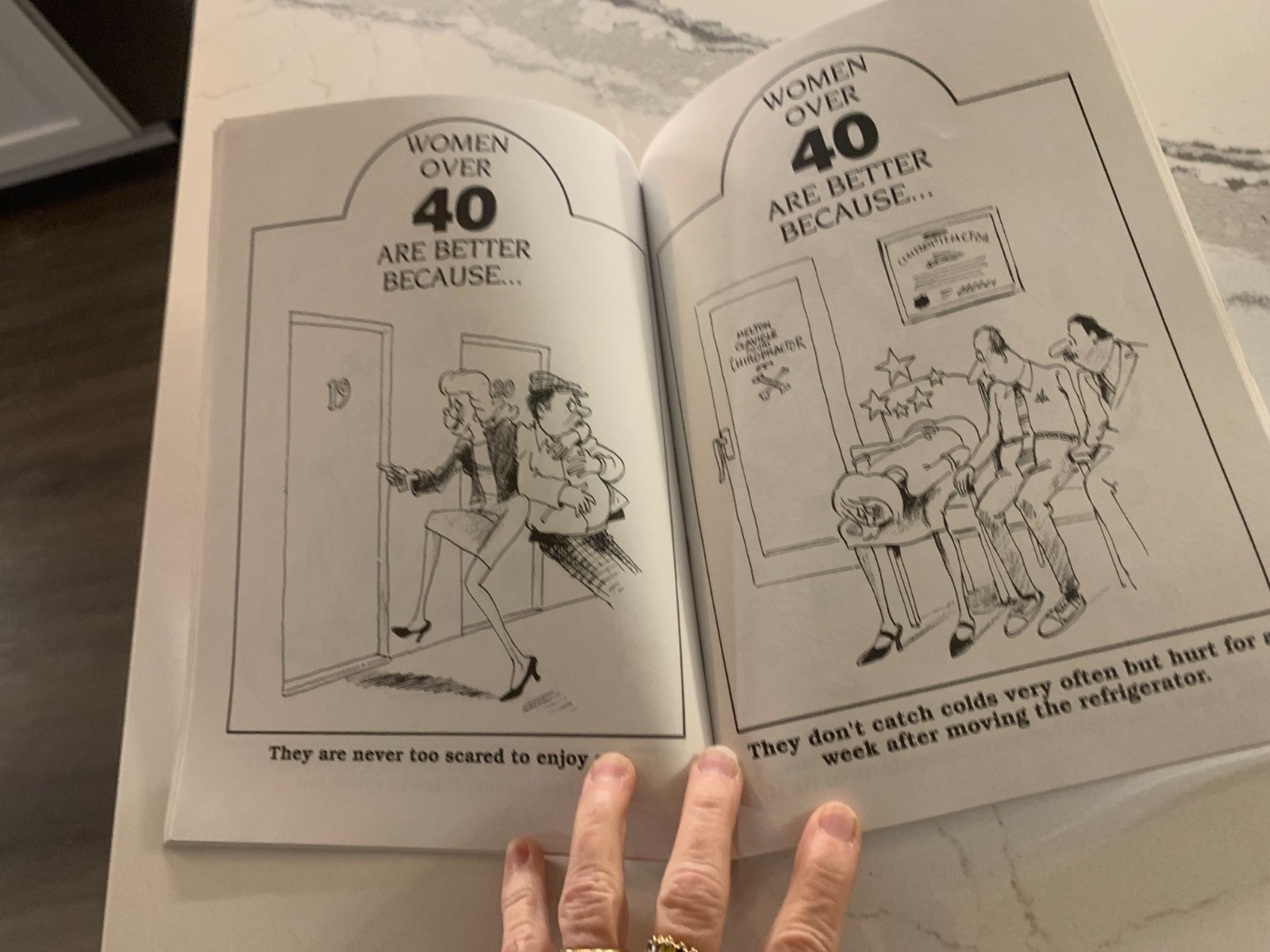 Women over 40 Are Better Because Book Gag Gift Birthday Older Kavet Humor Funny