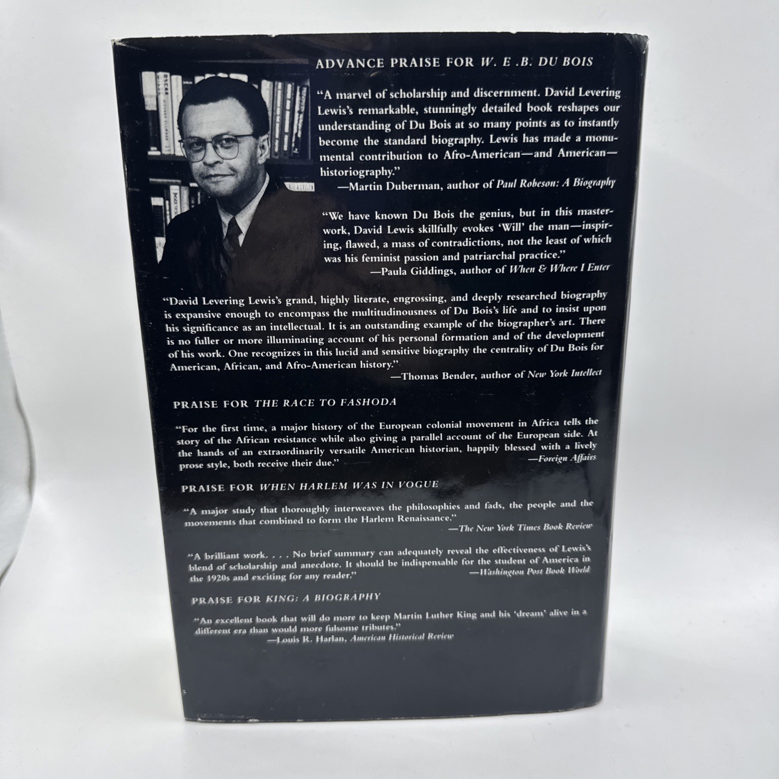 W. E. B. Du Bois: Biography by David L. Lewis (Hardcover, 1993) First Edition
