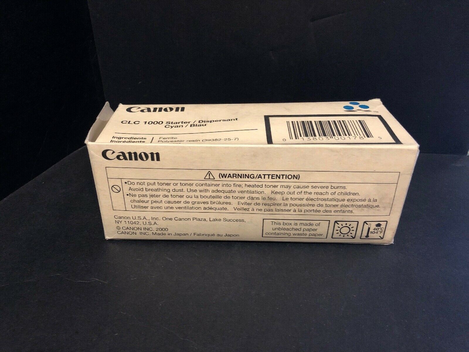 CANON 1460A005AA CLC 1000 STARTER CYAN NEW