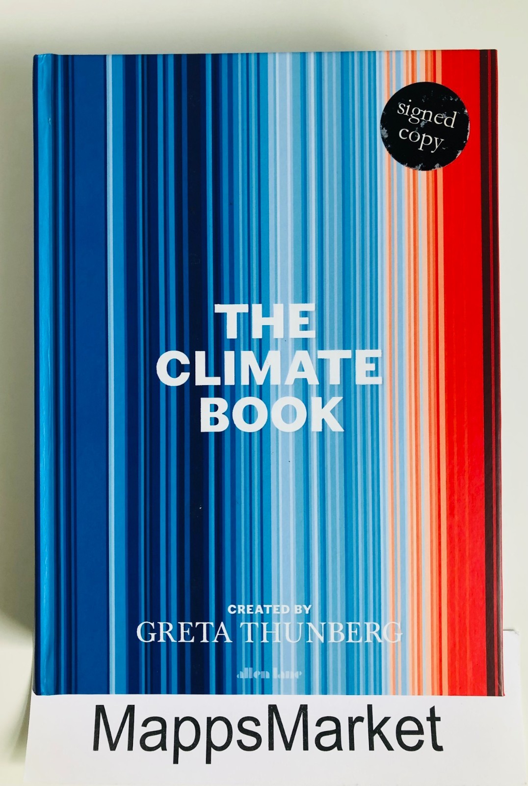 SIGNED The Climate Book by Greta Thunberg WATERSTONES UK 1/1 (2022, Hardcover)