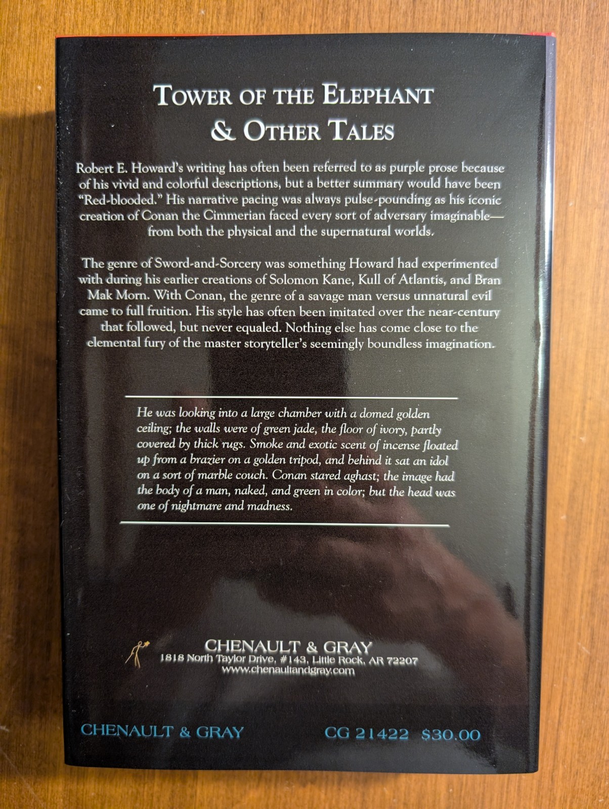 Robert E. Howard Conan the Cimmerian set 3 vols. Chenault & Gray HC w/ DJ 2023