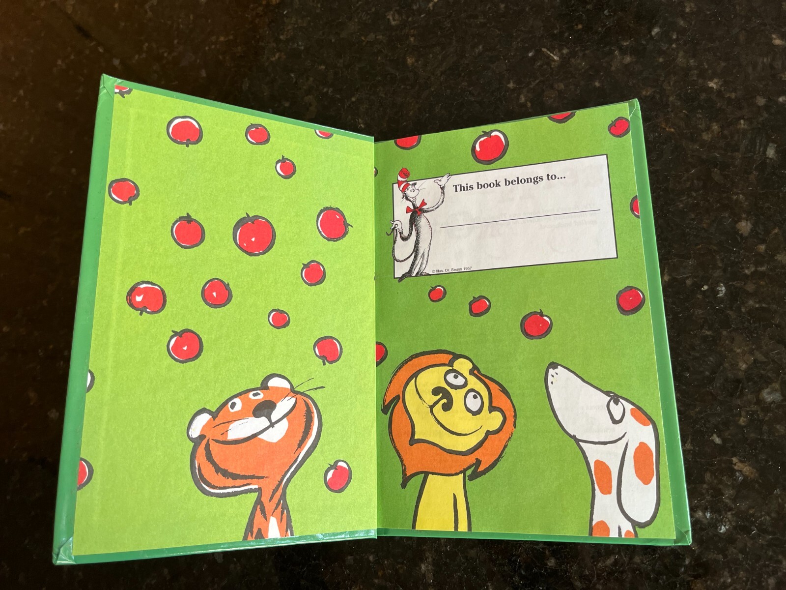Dr. Seuss Theo LeSieg beginner book Ten apples on top! Hardcover #7 6.25″x8.75″