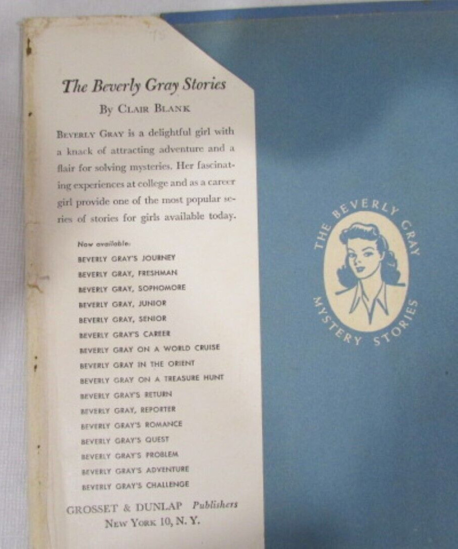 Beverly Gray’s Adventure by Clair Blank 1946
