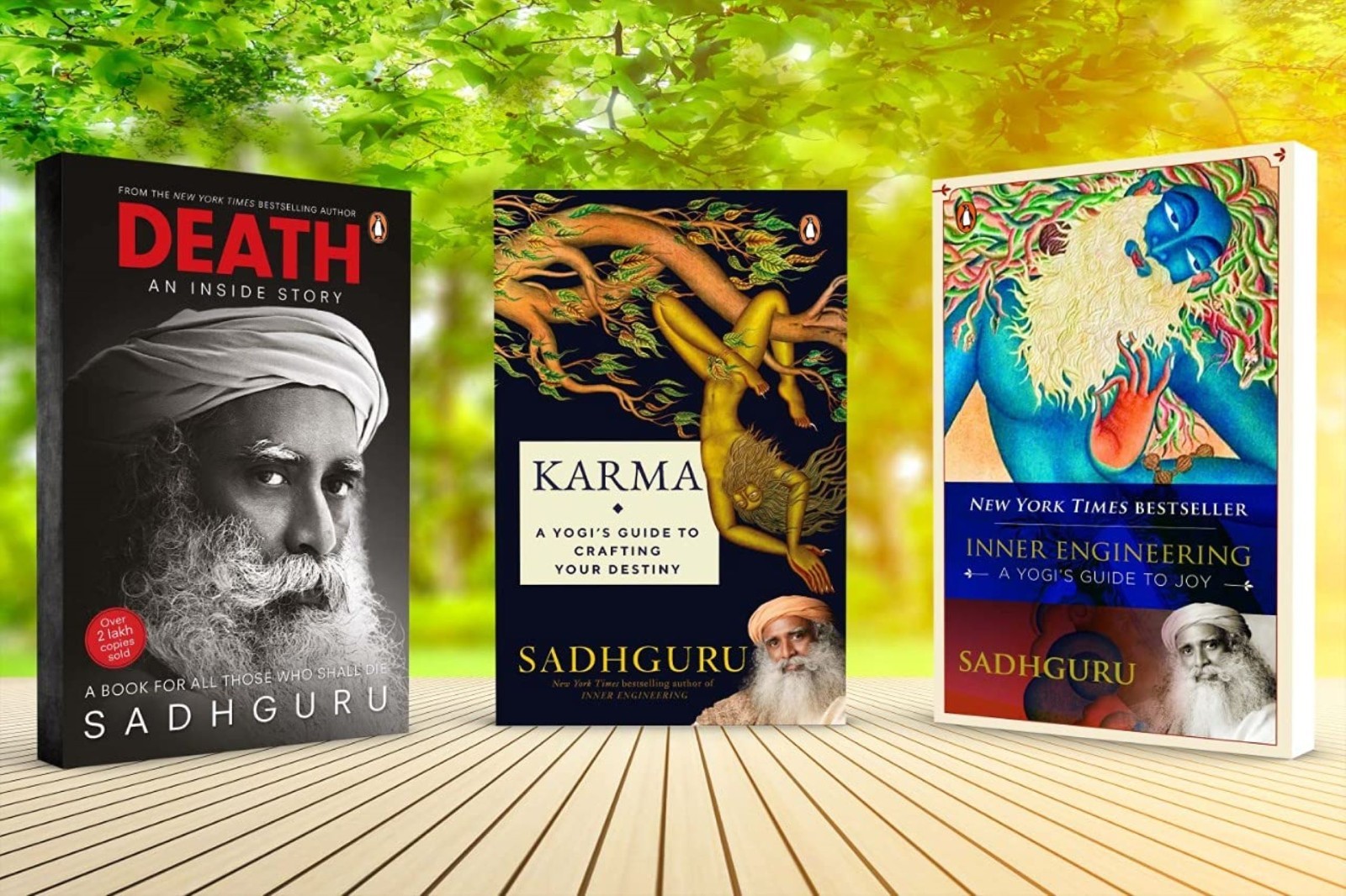 Inner Engineering, Karma and Death An Inside Story 3 Books By Sadhguru Combo