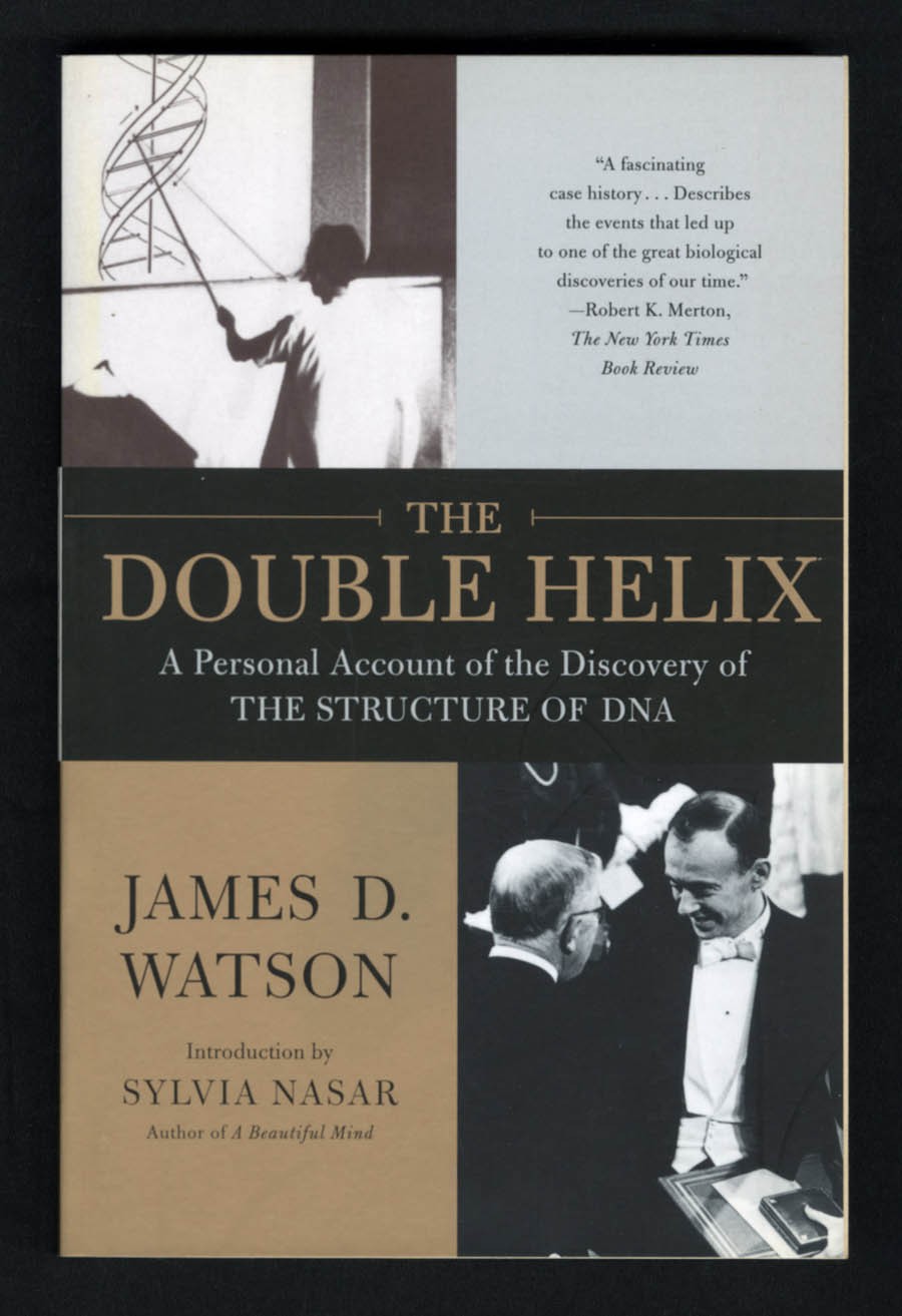 James D Watson SIGNED AUTOGRAPHED The Double Helix SC Book Discovery of DNA Dr.