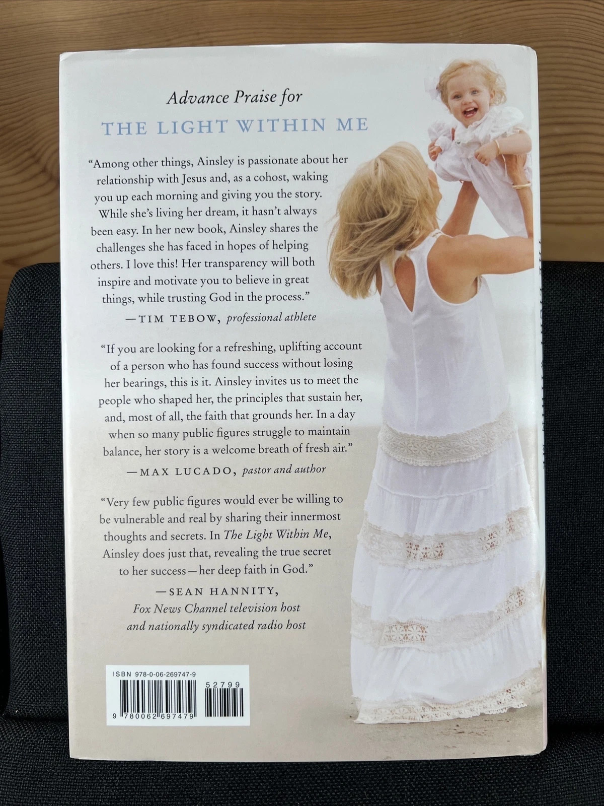 Two Ainsley Earhardt The Light Within Me Hardback Books 1 New (Sealed) & 1 Used