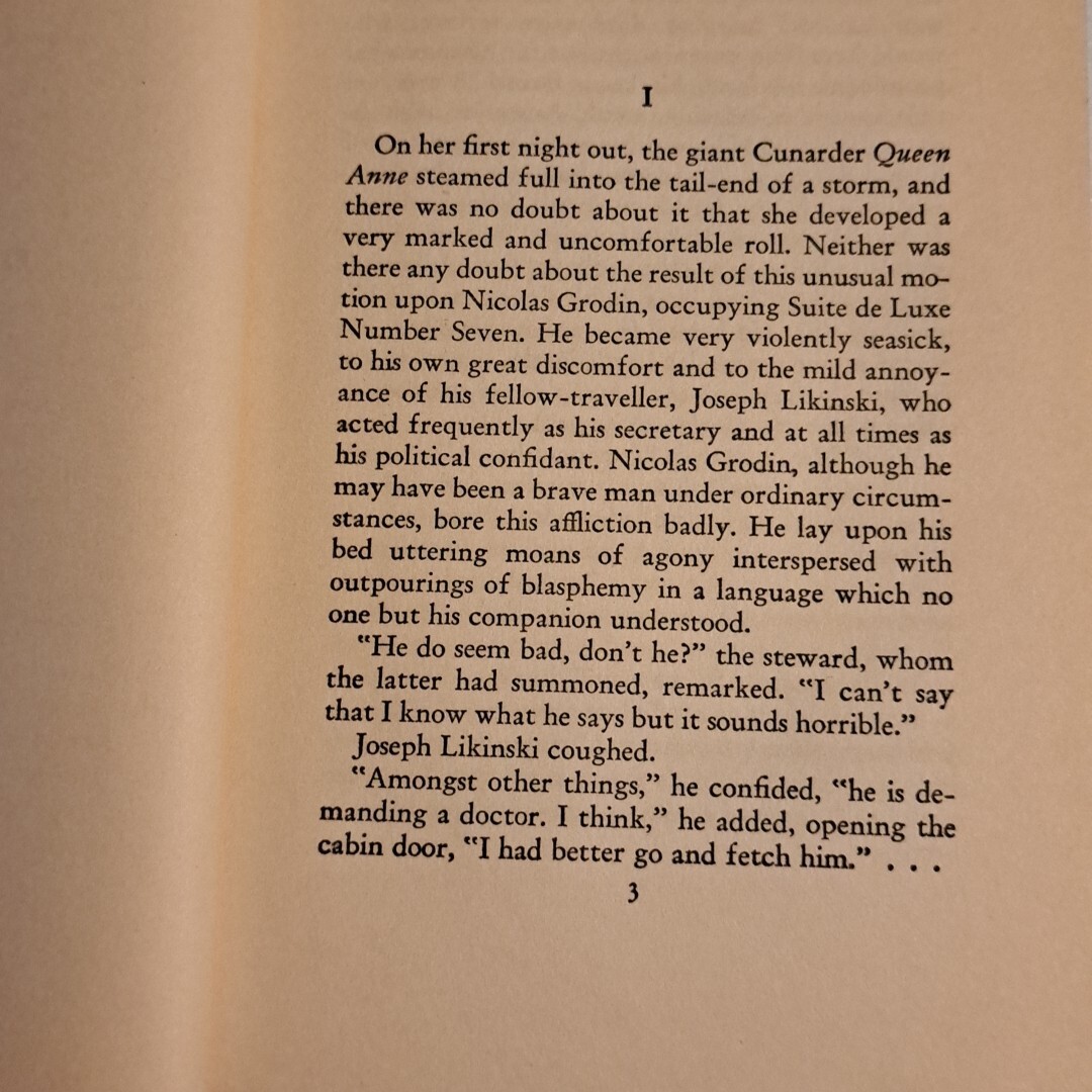 Exit A Dictator – E. Phillips Oppenheim Spy Nove 1939 Little Brown Co 315 Pages