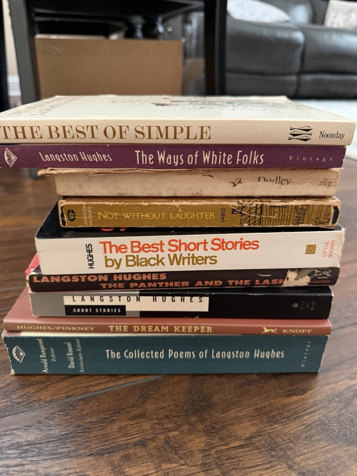 Langston Hughes Paperback Lot of 7 Vintage Classics 1st Edition Vintage Books