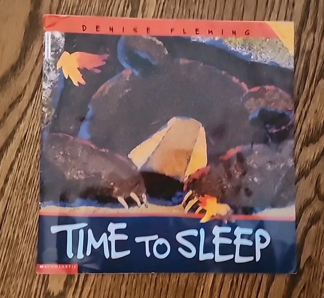 Time to Sleep papperback book + Cassette 1997 Denise Fleming