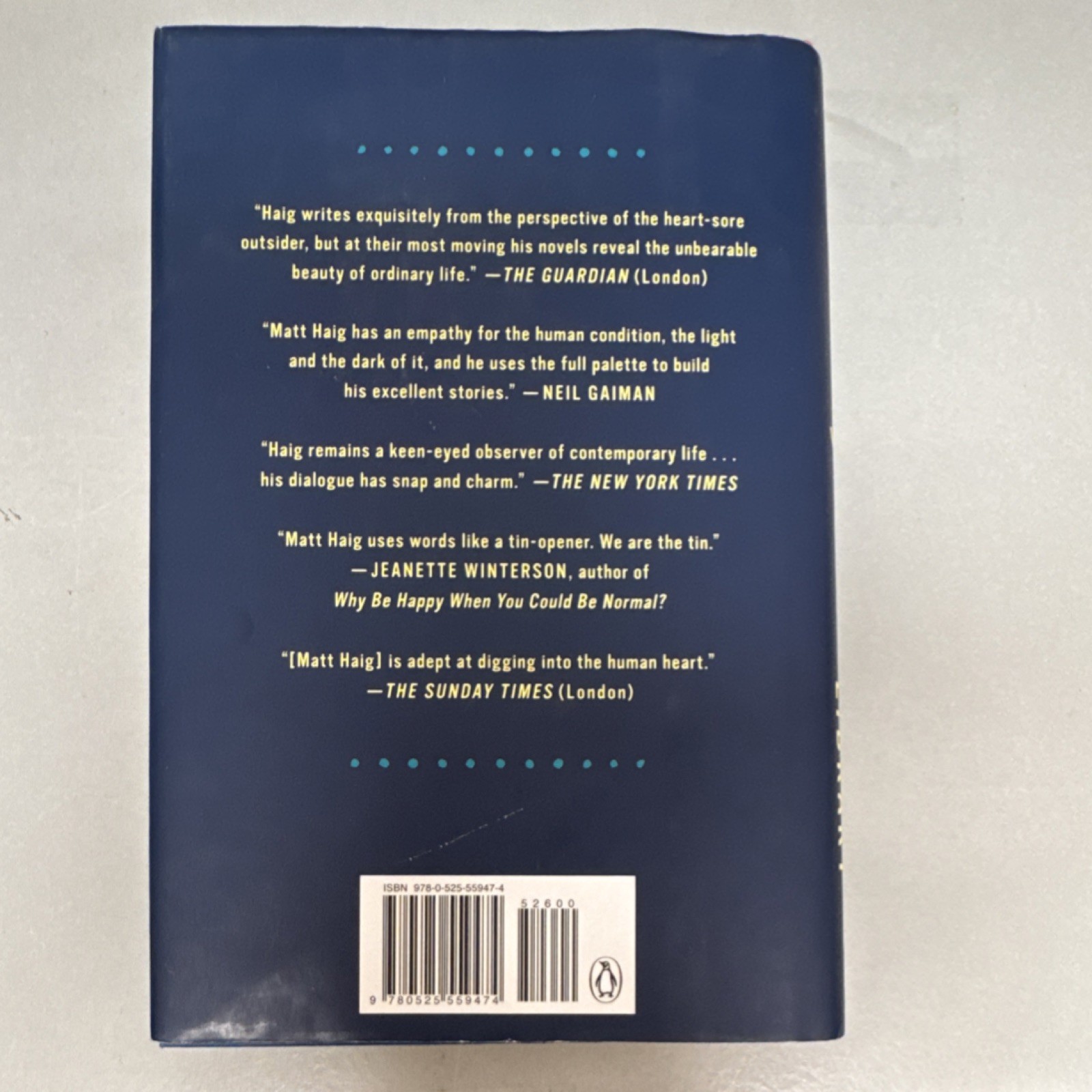 The Midnight Library by Matt Haig, Hardcover, Penguin, 2020, Fantasy/Time Travel
