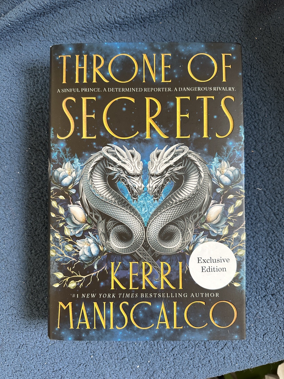 Waterstones Throne of Secrets by Kerri Maniscalco NEW SPRAYED EDGES