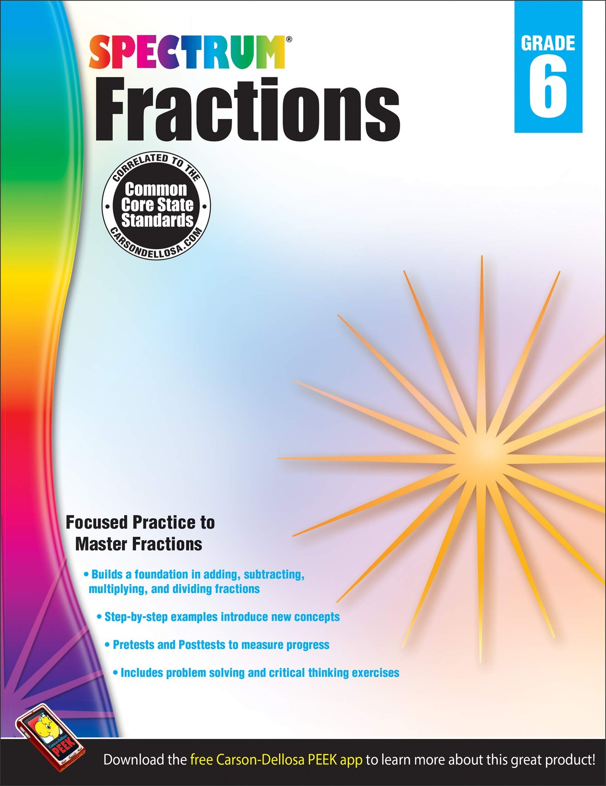 Spectrum – Fractions Workbook, Grade 6