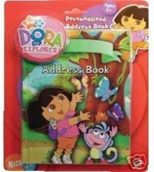 Dora the Explorer Address Book (Apprx. 4 1/4 x 6 inches)