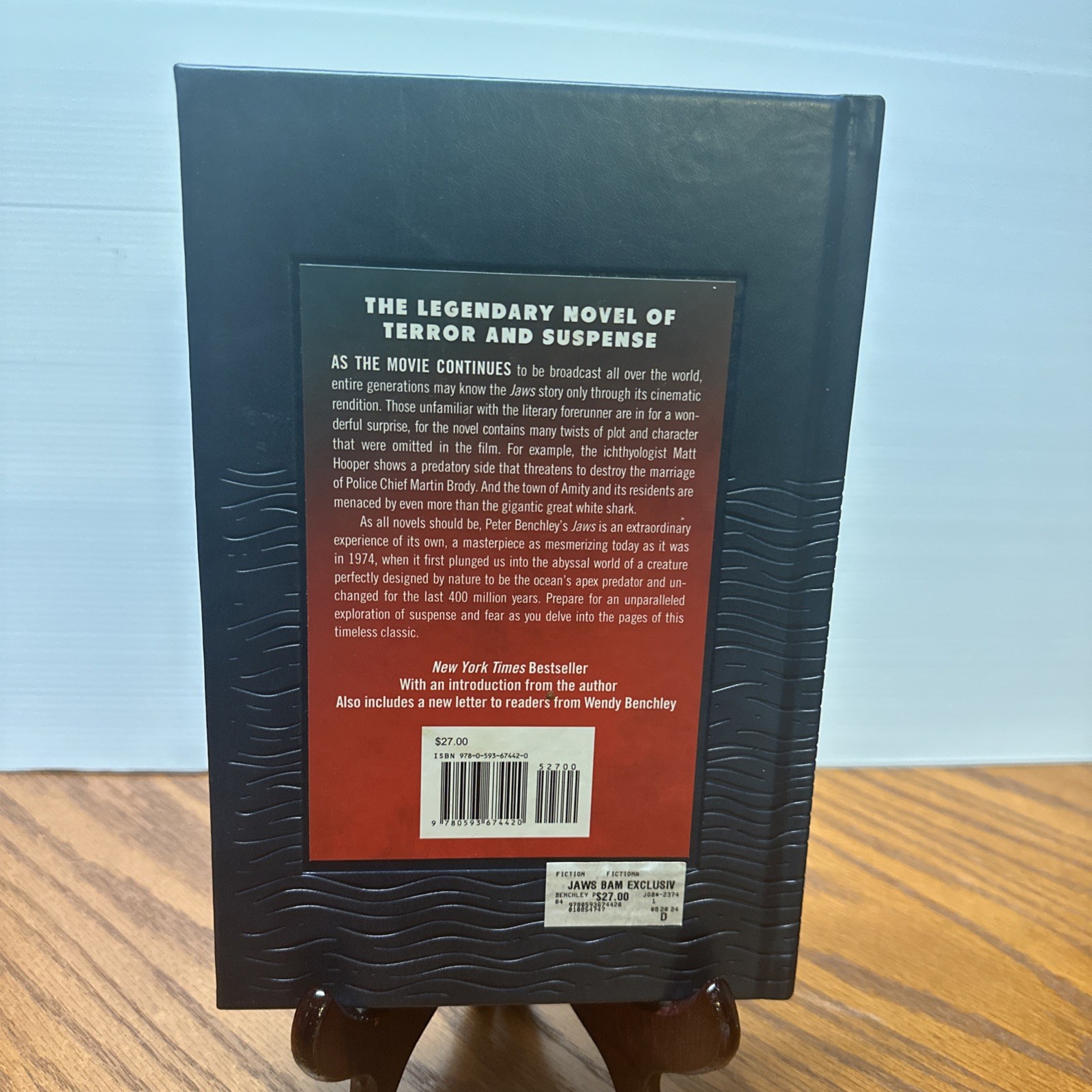 Special Leather Bound Hardcover Edition JAWS by Peter Benchley