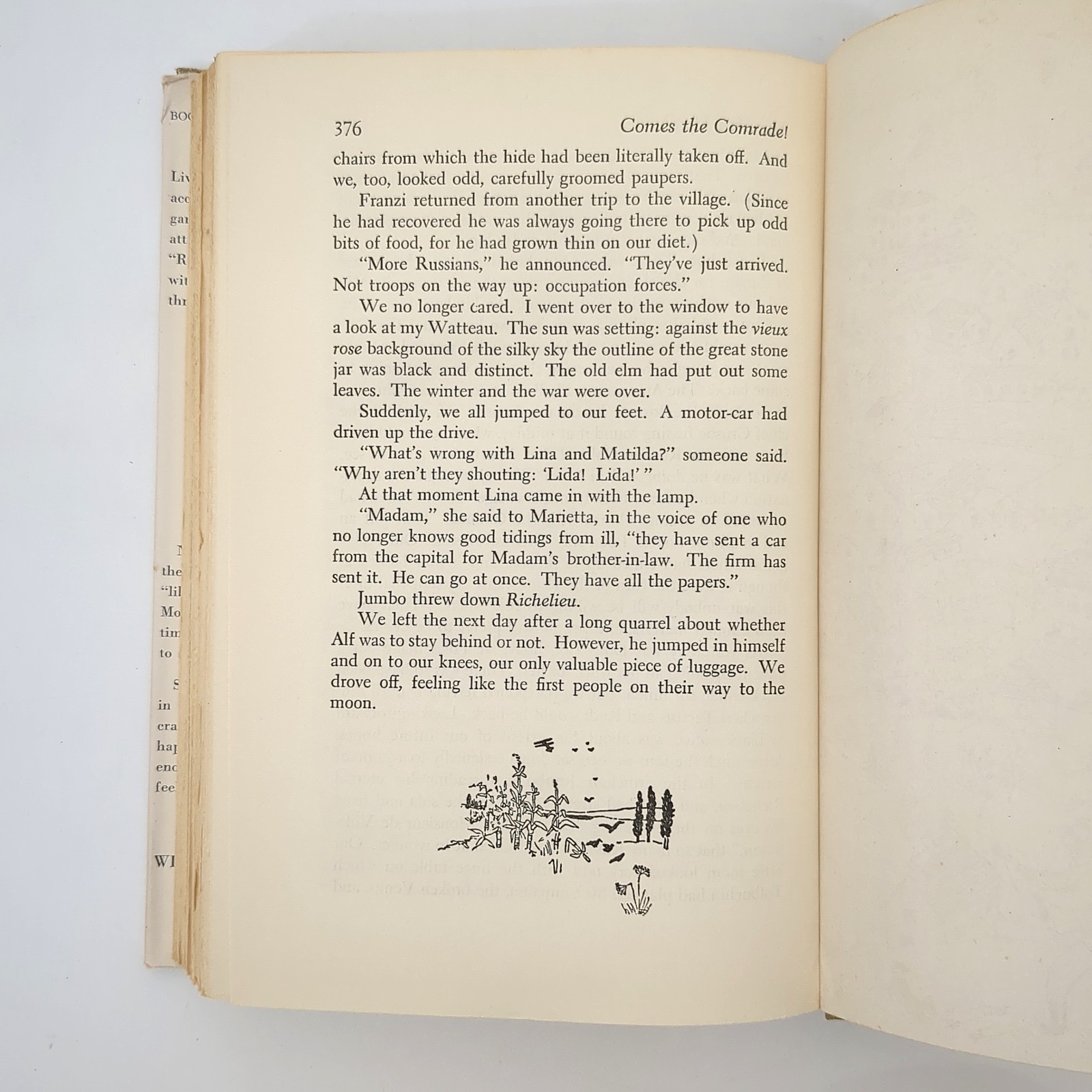Comes the Comrade Polish Translation Vintage Hardcover Book Alexandra Orme 1950