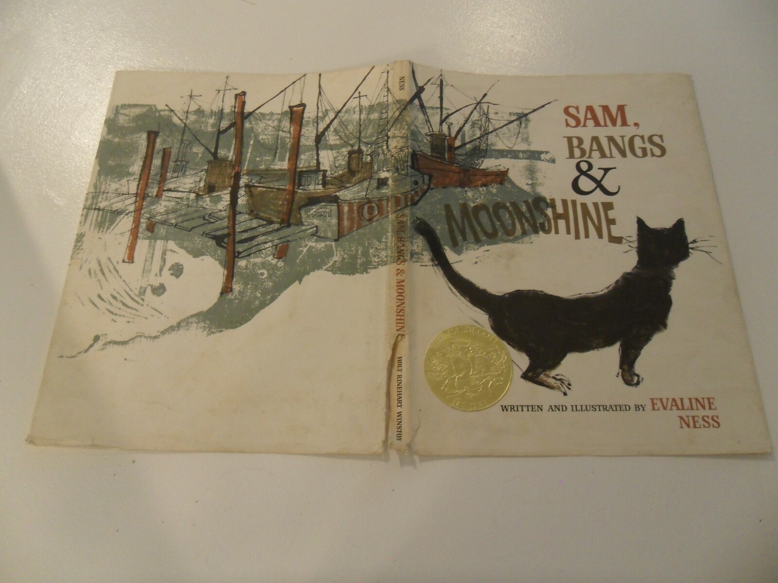 SAM, BANGS & MOONSHINE ~ 1966 ~ HBDJ ~ CALDECOTT MEDAL!