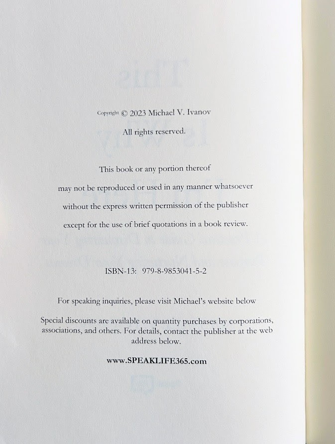 This Is Why I’m Here – Michael V. Ivanov – Hardcover – Good