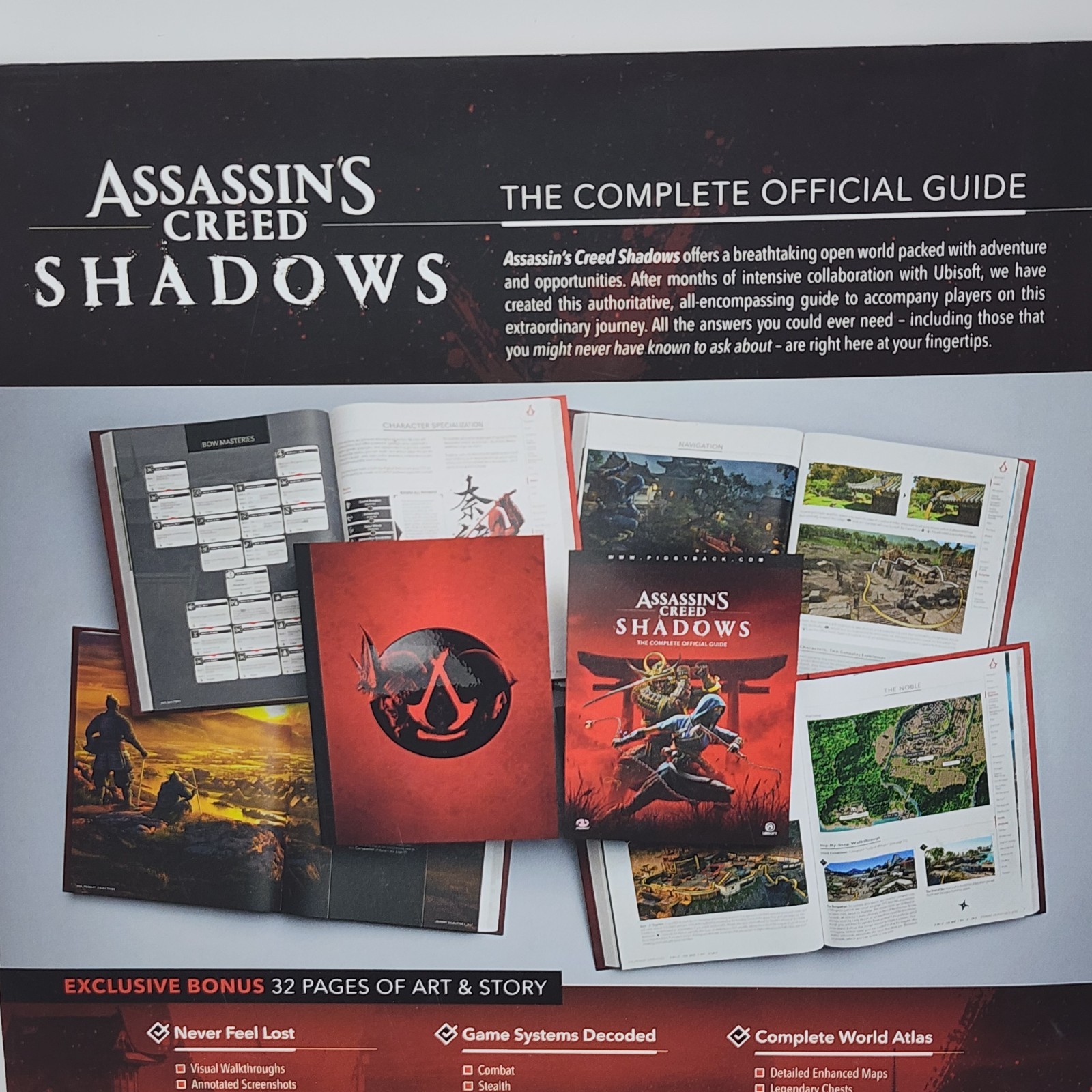 Assassin’s Creed Shadows – The Complete Guide: Collector’s Edition Hardcover, F