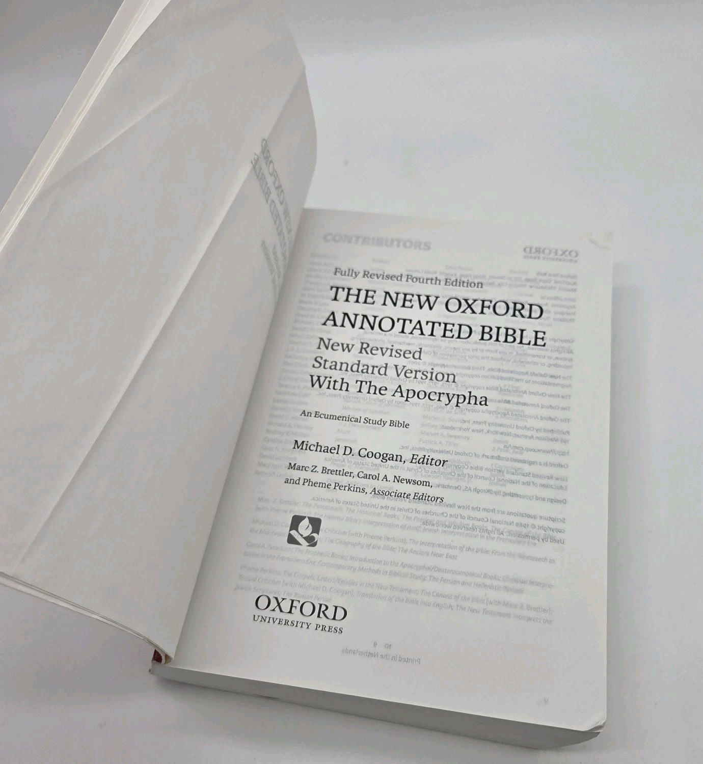 New Oxford Annotated Bible Apocrypha NRSV College Fully Revised 4th Ed Paperback