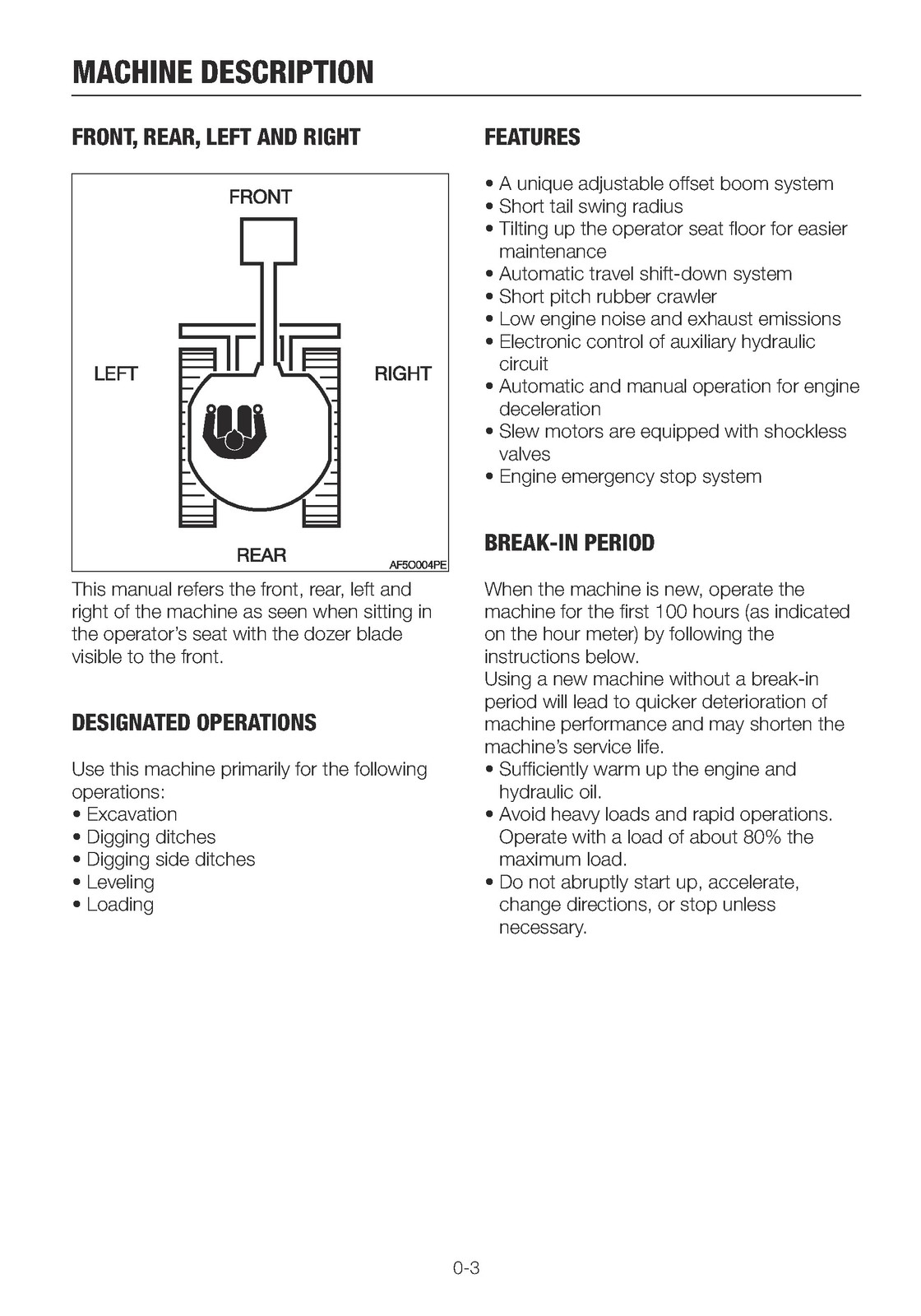 TAKEUCHI TB280FR EXCAVATOR OPERATORS MANUAL – METAL SPIRAL BOUND – TOUGH COVERS