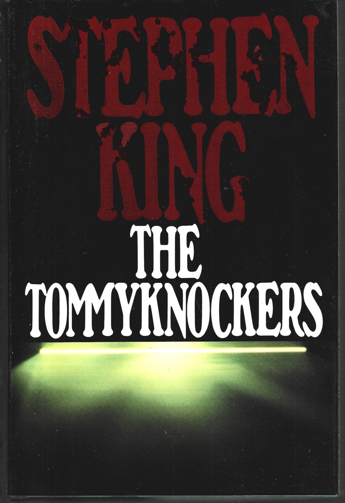 THE TOMMYKNOCKERS HARDCOVER BOOK (1987) HIGH GRADE, STEPHEN KING HORROR, PUTNAM
