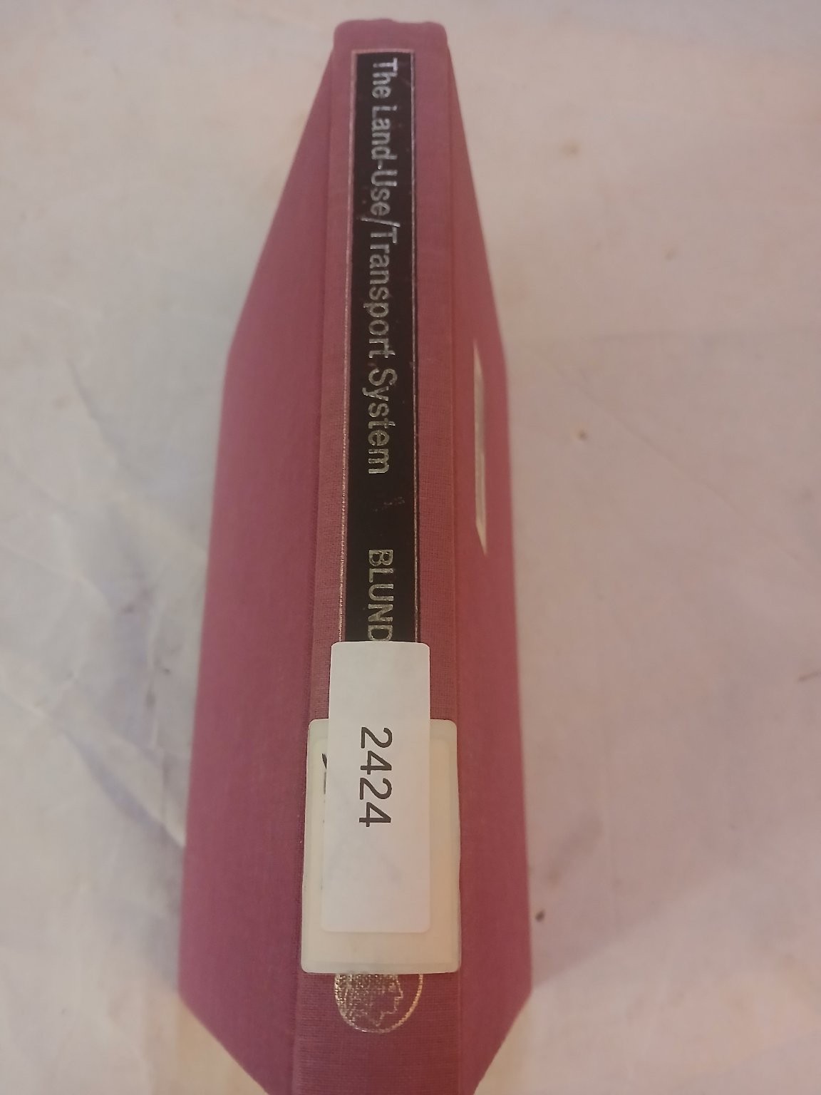 The Land-Use/Transport System W.R. Blunden 1971 1st Ed Engineering Pergamon