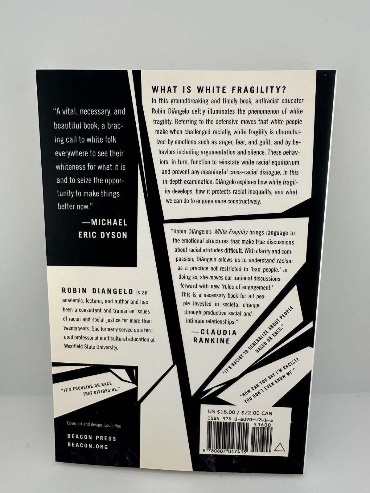 White Fragility Robin DiAngelo Paperback Racism Social Justice Beacon Press