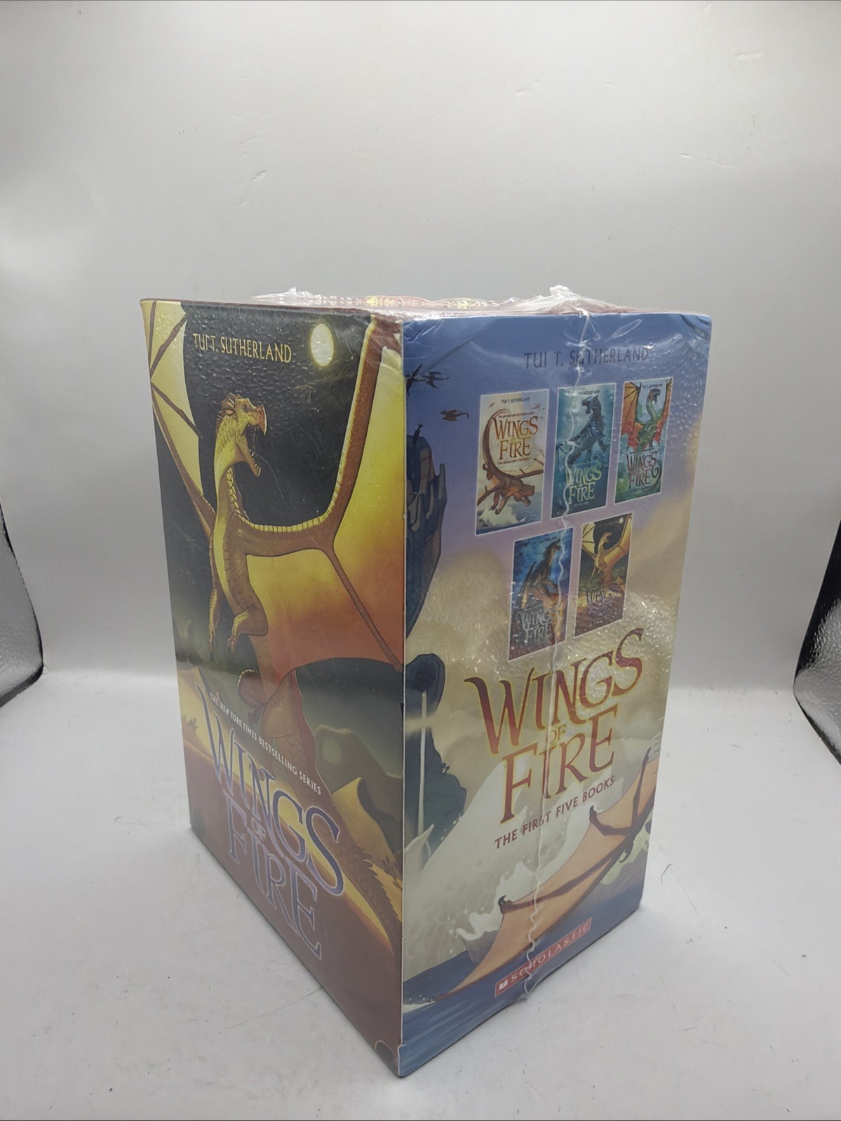 Tui T Sutherland: Wings of Fire Boxset, Books 1-5 NEW Sealed Dragonet Prophecy