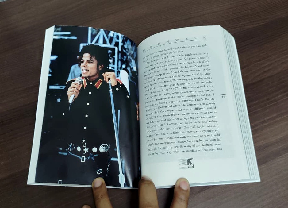 Moonwalk by Michael Jackson Paperback Free Shipping