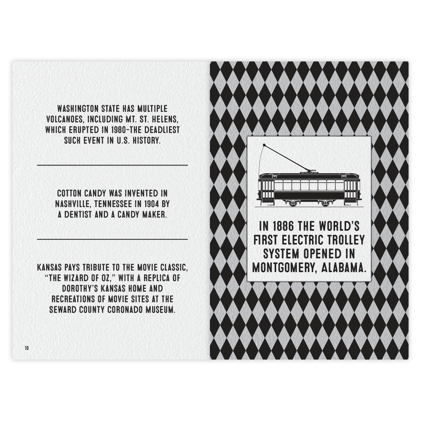 Road Trip Trivia Paperback Book (Brand New) 6″ x 9″ (free shipping)