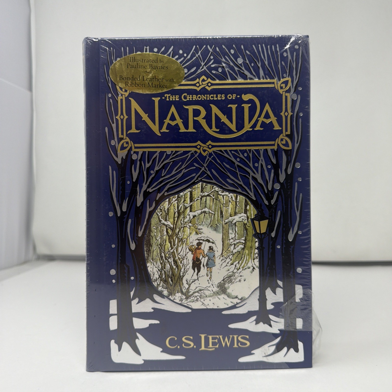 The Chronicles of Narnia by C.S. Lewis; Barnes & Noble Deluxe Leather Sealed